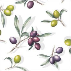 Delicious Olives papírszalvéta 33x33cm, 20db-os