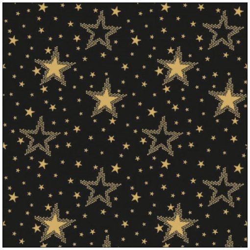 Night sky gold/black papírszalvéta 33x33cm, 20db-os