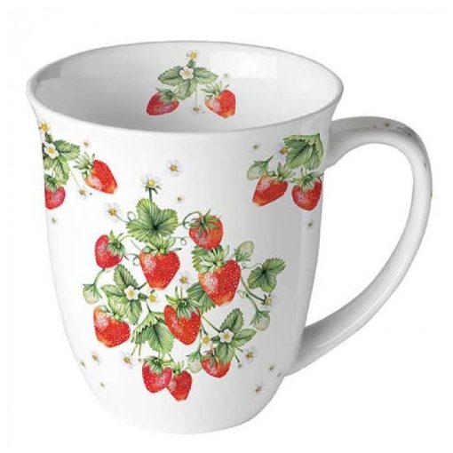 Bunch of strawberries porcelánbögre 0,4l