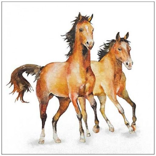 Wild horses papírszalvéta 33x33cm, 20db-os