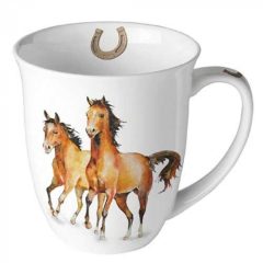 Wild horses porcelánbögre 0,4l