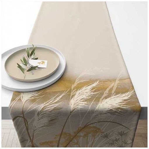 Waves grass asztali futó 40x150cm,100% pamut