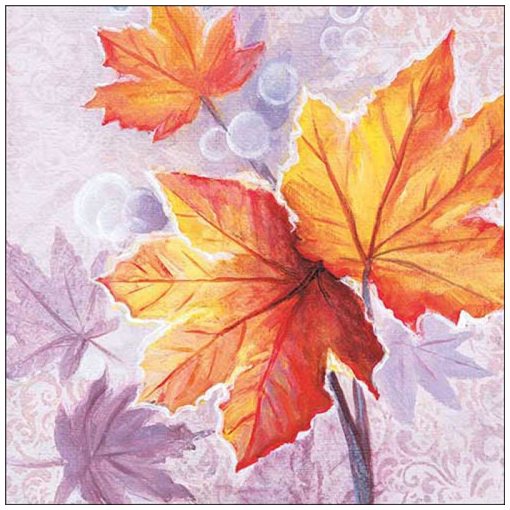 Maple leaves papírszalvéta 33x33cm, 20db-os