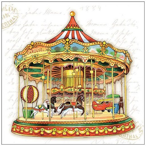 Carousel papírszalvéta 33x33cm, 20db-os