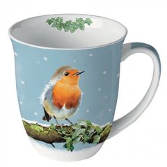 Robin on branch porcelánbögre 0,4l