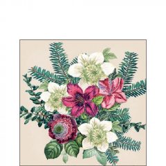 Azalea and helleborus cream papírszalvéta 25x25cm, 20db-os