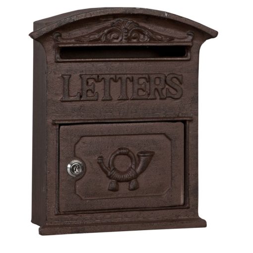 Öntöttvas postaláda 27x9x39cm "Letters"