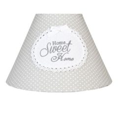 Home Sweet Home hímzett lámpaernyő 25x17cm