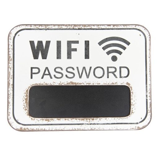 Fa falitábla,Wi-Fi Password 39x29x1cm,