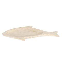 Fa szervírozótálca hal forma 51x28x3cm