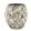 Virágtartó ezüst gömb, 28x25x25cm