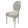 Ezüst klasszikus húzott szék 94x50x45cm