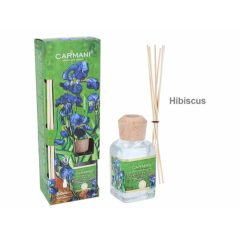   Szobaillatosító 100ml, Van Gogh: Íriszek, dobozban, rattanpálcikával, hibiszkusz