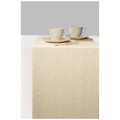 Elegance cream dombornyomott papír asztali futó 33x600cm