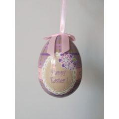 Húsvéti függődísz tojás Happy Easter 10x6,5cm