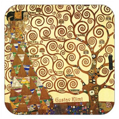 Parafa poháralátét, 2 db-os szett,Klimt: Életfa/Várakozás