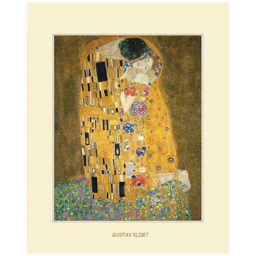 Reprodukció 24x30cm, Klimt: The Kiss