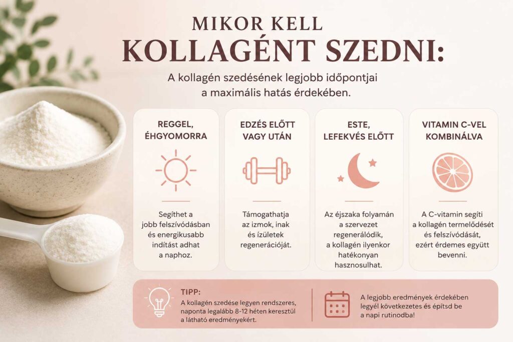 Mikor kell kollagént szedni