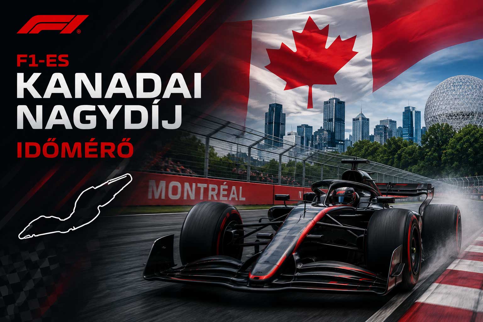 Az F1-es Kanadai Nagydíj időmérőjének végeredménye