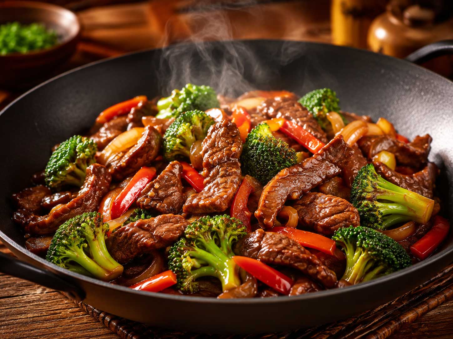 Wok recept: Marhahúsos wok brokkolival